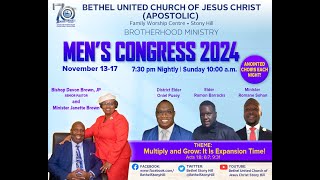 BUC Stony Hill  Mens Congress 2024 Sunday Morning Service  Nov 17 2024  Elder Sheldon Smith [upl. by Leimaj]