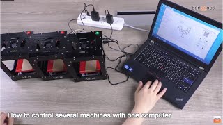 NEJE DK8KZ丨How to control several laser engraving machine with one computer  Banggood Tool Sets [upl. by Gnak]