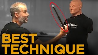 HOW to Use an EXPANDABLE BATON for SELF DEFENSE P1 [upl. by Andros]