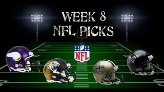 NFL WEEK 8 Picks ATS 5 Money Picks To Bet [upl. by Turoff]