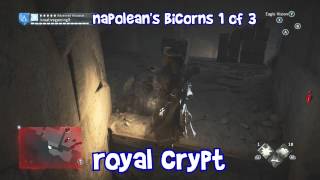 All Royal Crypt District Napoleons Bicorns Location 3 Bicorns Napoleons Artillery Outfit Walk [upl. by Egrog]