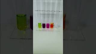 Colors I Acid base indicators reacting with sodium hydroxide solution [upl. by Luzader]