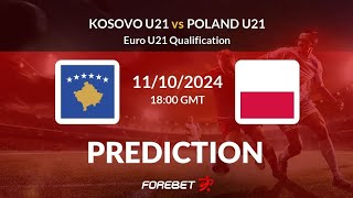 Reprezentacja Polski do lat 21 wysoko pokonali w Prisztinie ekipę Kosowa 40 [upl. by Doty]