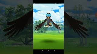 Catch shiny pokemon braviary cp 1579 from raid tier 3 [upl. by Yeldud]