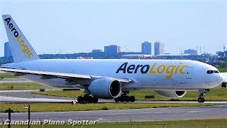 AeroLogic 777200F Takeoff at Toronto Pearson Airport YYZ [upl. by Elfrieda145]