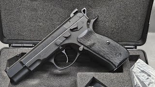 CZ 75B Omega unboxing amp 1st impressions [upl. by Niltac605]