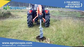 IMPLEMENTO AHOYADORA PARA TRACTOR AGROSCOPIO [upl. by Nnylyma872]