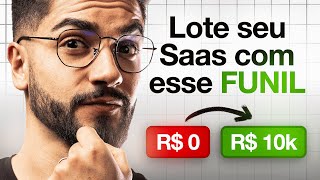 O Melhor FUNIL Para LOTAR o Seu SAAS [upl. by Atteynod436]