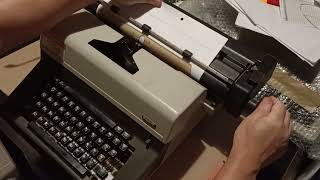 FACIT 1742 Typewriter [upl. by Giesecke747]