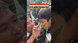 LITTLE ARMYTENTARA CILIK🇮🇩 tentaracilikedukasitnikomandoviralskopassusbekotankexcavatorff [upl. by Snodgrass655]