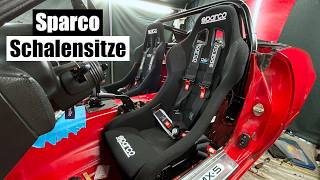 Der Driftmiata bekommt Sparco Schalensitze  Driftmiata [upl. by Friedrich]