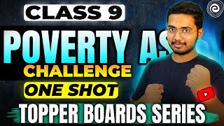 Poverty As a Challenge  ONE SHOT  Class 9 Social Science  Hussain Sir [upl. by Ambler]