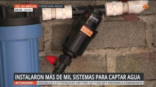 Sistema quotcosechaquot el agua de lluvia y la hace potable para el consumo [upl. by Nate]