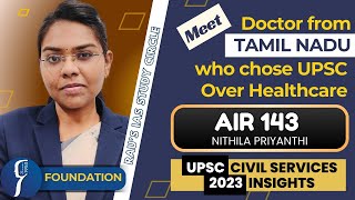 Nithila Priyanthi AIR 143  Toppers Talk  GS Foundation Student  UPSC CSE 2023  Raus IAS [upl. by Brackett681]