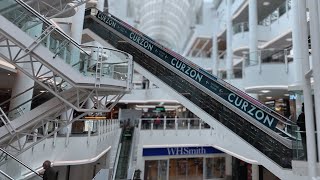 Riding 7 escalators Walkaround of the Bentall Centre Kingston upon Thames [upl. by Lelia]