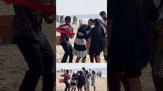 Stealing bride cake at kozhikode beach😳🔥prank public [upl. by Nonek483]