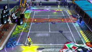 SEGA Superstars Tennis Beat vs Gum Jet Set Radio Court 1080 HD [upl. by Lunseth]