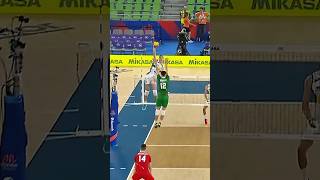 Powerful spike by Bovolenta 💪 epicvolleyball volleyballworld volleyball [upl. by Ecnerat]