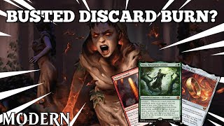 BUSTED DISCARD BURN  Analyst Assault  Modern  MTGO [upl. by Swithbert]