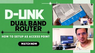 Dlink Wifi Router How to Setup as Access point router setup setting [upl. by Jud]