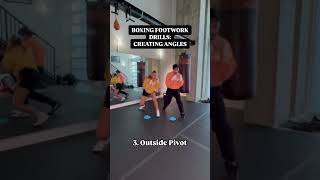 BOXING FOOTWORK  How to shift pivot and create angles boxing footwork [upl. by Notnil]