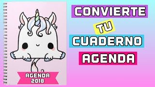 DIY CONVIERTE TU CUADERNO EN AGENDA YUDIT REYES [upl. by Naes24]