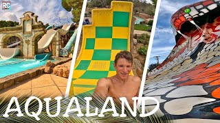 Una nueva aventura Descubre Aqualand El Arenal Mallorca 2024 [upl. by Ahsenak]