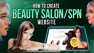 How To Make Beauty Salon  Spa Website In WordPress  Unisex Salon website  Salon Booking System [upl. by Quick405]