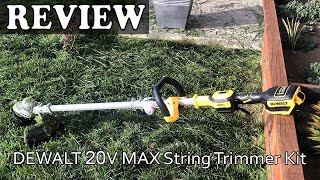 DEWALT 20V MAX String Trimmer Kit Review  Is It Worth it [upl. by Katerina]