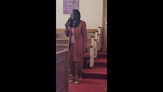 Sister Billie Rutland Sang “Were You There” at MCBC 040223 [upl. by Ainocal]