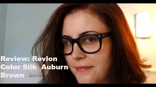 Review Revlon Color Silk Auburn Brown Hair Color [upl. by Yunick949]