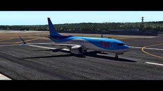 XPlane 11 737MAX Film [upl. by Ahsercul]