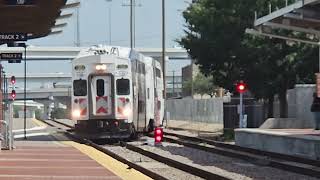 Trinity railway express cab car 1004 arriving in Fort Worth Central Station [upl. by Odlabso961]