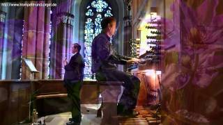 Trompete und Orgel JeanBaptiste Loeillet Allamanda aus der Sonata in GDur [upl. by Neufer]