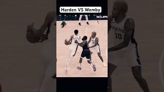 Harden Strips Wemby Twice In The Same Possession 😤🔥 nba defense [upl. by Erbe]