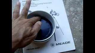 Homemade Telescope Solar Filter MeadeCelestron [upl. by Ettenwad]