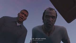 GTA V ending c cutscene but with quotWhat ive donequot by Linking park [upl. by Newsom]