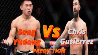 SONG YADONG VS CHRIS GUTIERREZ Prediction [upl. by Elohc]