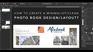 How to Create a MinimalistClean Photo Book DesignLayout  Tutorial Pro amp Basic Editor [upl. by Annaierb321]