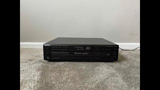 Sony CDPCE505 5 Compact Disc CD Player Changer [upl. by Dupuy]