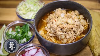 Pozole Rojo de Pollo  Mexican Food  Instant Pot Recipes [upl. by Arabel]