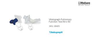 Vitalograph Pulmonary Function Test Kit x 50 28425 [upl. by Zsamot202]