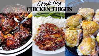 Crock Pot Chicken Thighs [upl. by Eirrem462]