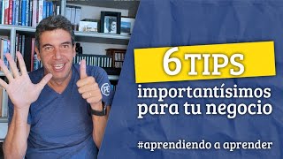 6 tips para un negocio exitoso [upl. by Ahsekat]