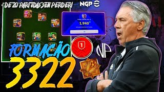 🔥3322 FORMAÇÃO META MELHOR FORMAÇÃO COM 3 ZAGUEIROS DO EFOOTBALL 2025 MOBILE formation [upl. by Donna]