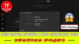 Driver Booster 8 Pro License Key 2020  Driver Booster 8 Serial Key  Driver Booster 8 License Key [upl. by Weksler]