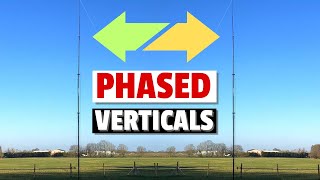 Switchable Array in Two Directions  the Phased Vertical Antenna Array [upl. by Ahsilif]