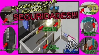 🔺🔻 ASCENSOR Modelo 3D de SEGURIDADES DE ASCENSOR Short 10 [upl. by Ahsitul]