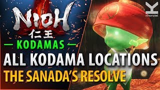 Nioh  All Kodamas Locations in The Sanada’s Resolve [upl. by Hanan295]