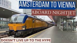 Disappointed Amsterdam to Vienna on a 4berth compartment with Nightjet [upl. by Nidnerb784]